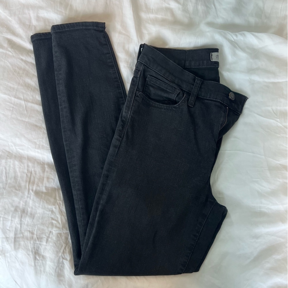 Madewell Black Roadtripper Skinny Jeans